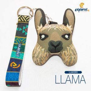 Llavero peluche llama ExplorasEc