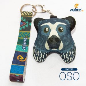 Llavero peluche oso ExplorasEc